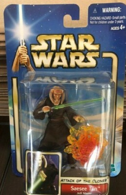 Star Wars Attack of the Clones Saesee Dose 3,75 Zoll MOC schneller Versand