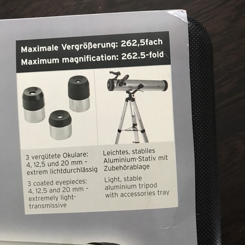 Reflektor Spiegel Teleskop TCM OVP Neu 260 Fach Vergrösserung Stern Fernrohr - Bild 3 von 10