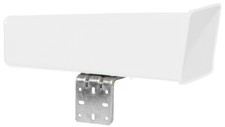 Small Newspaper Delivery Tube / Box - with mounting bracket - White