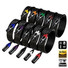 XLR Audio Kabel 0,5m-30m Mikrofonkabel DMX OF...