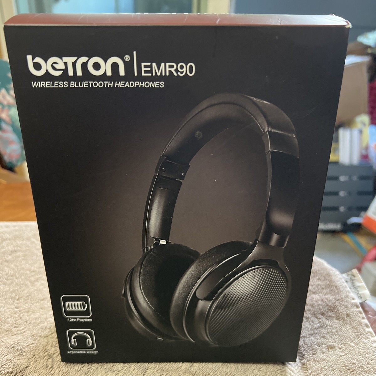 Wireless Bluetooth Headphones Microphone Extra Bass Foldable Case