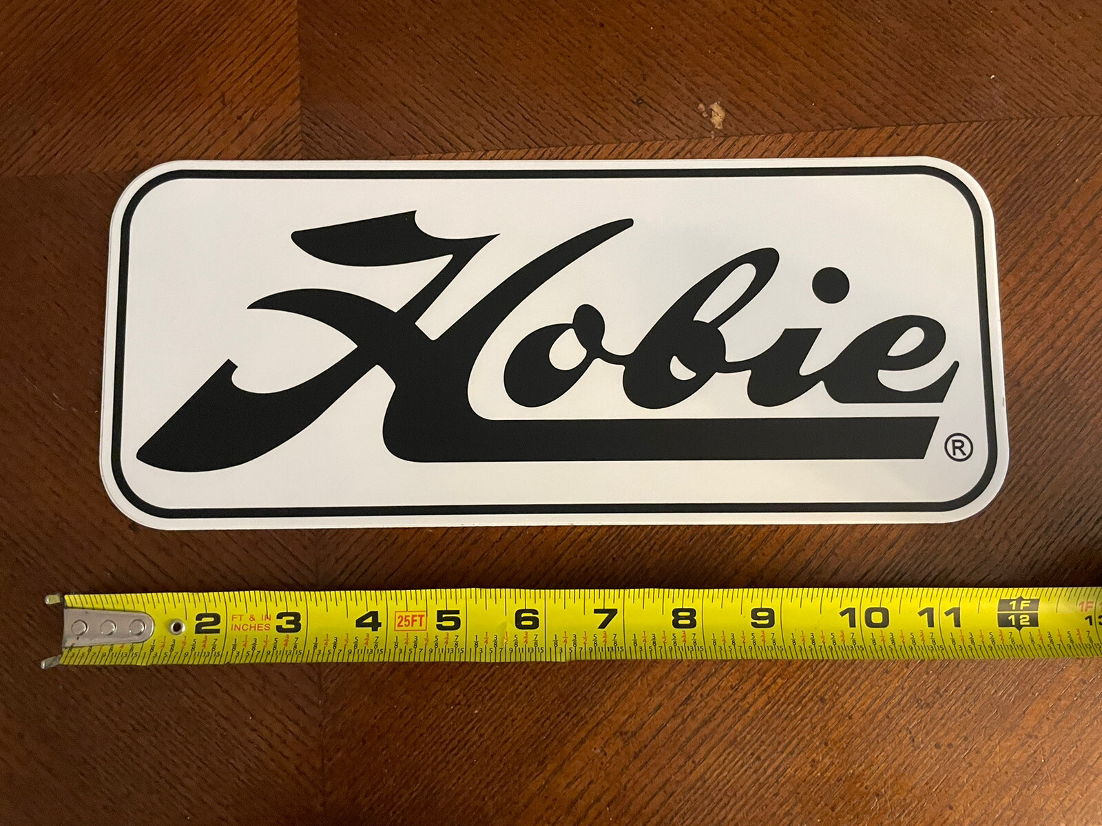 HOBIE Kayak Decal Vinyl White Fishing Boat Kayak Sticker 12&rdquo;
