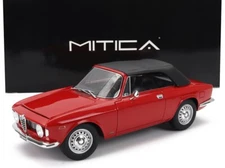 Mitica ALFA ROMEO GIULIA 1600 GTC CABRIOLET CLOSED 1964 ALFA RED 1/18 Scale New!