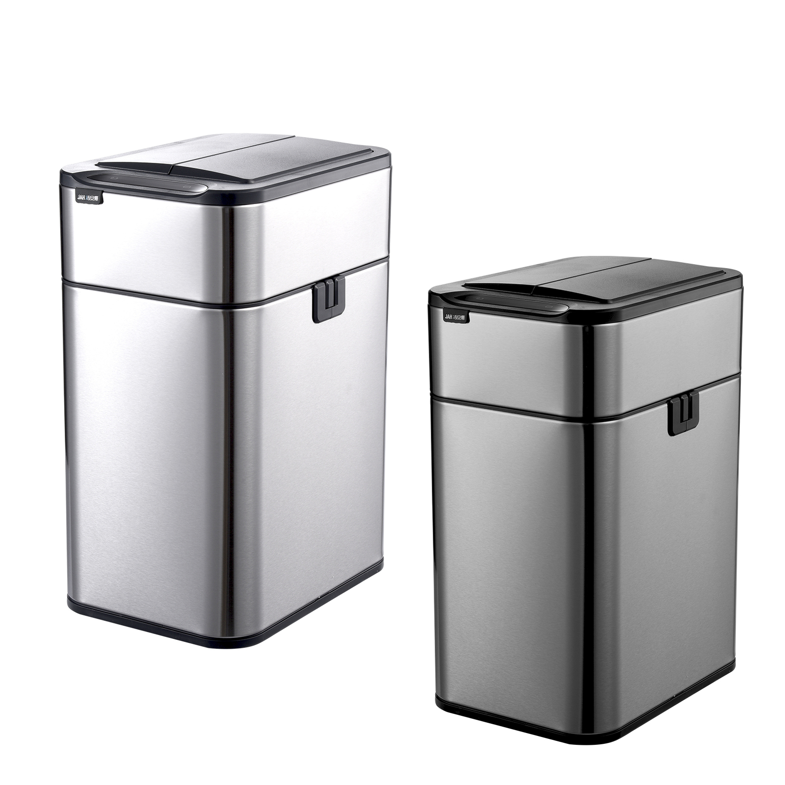 15L SMART SENSOERY Trash Can Automatic Touch Free Kitchen Garbage Can W/Lid