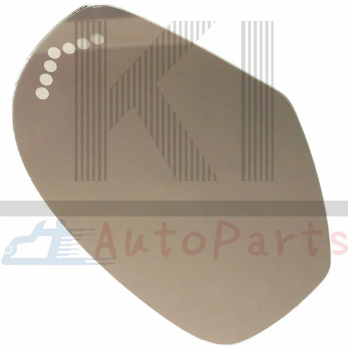 Mirror Glass 9 11/16" For Chevy Driver Side Over Auto Dim Power W/ Turn Signal