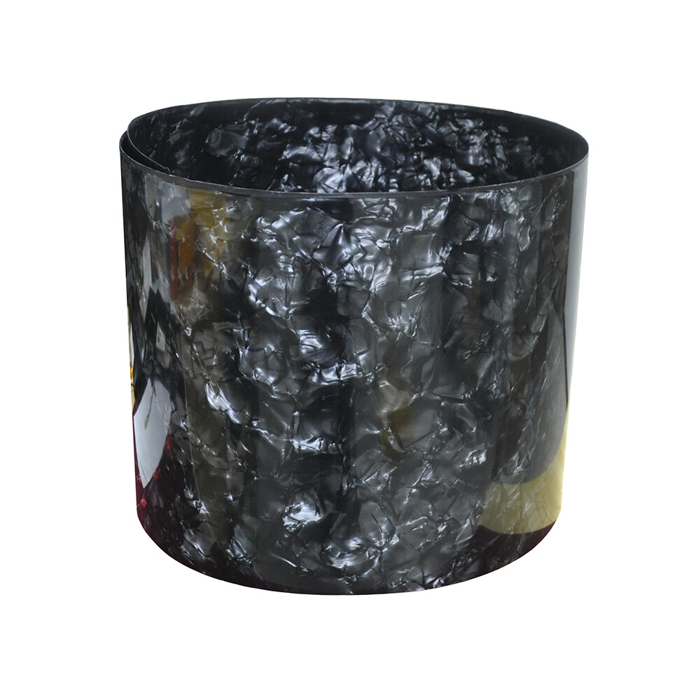 Gauge 0.5mm Drum Wrap Musical Instrument Deco Sheet Diamond Black