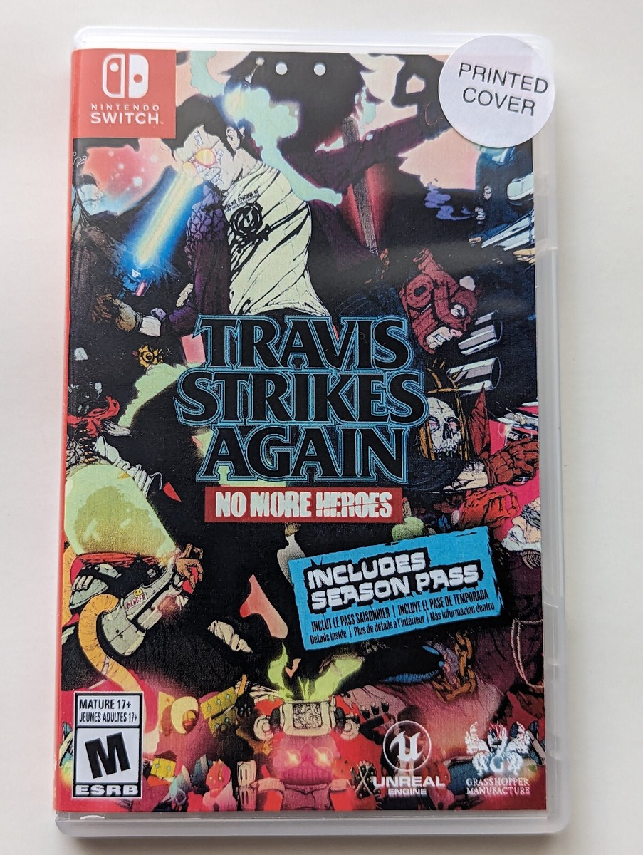 Travis Strikes Again: No More Heroes (Switch) CIB w/ PRINTED COVER [USA  ESRB]
