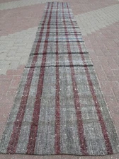 Carpet Runner, Hallway Rug Corridor Ragrug Long Stairs Kilim Runner Rug 34"X198"