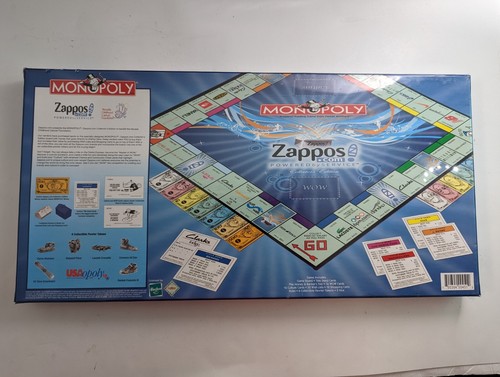 2008 Monopoly Zappos.com Limited Edition Monopoly Board Game! BRAND NEW SEALED - Picture 2 of 4