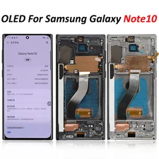 Replacement For Samsung Galaxy Note 10 OLED Display LCD Touch Screen Frame 4G 5G