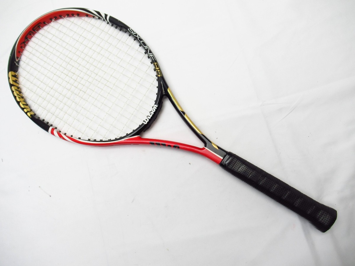 ASIAN WILSON BLX SIX ONE 95 TENNIS RACQUET (4 1/4) NEW GRIP