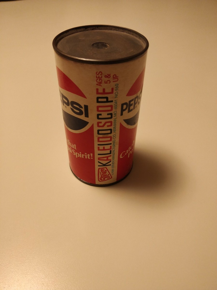 Vintage 1981 Pepsi Cola Can Kaleidoscope Steven Mfg. Soda