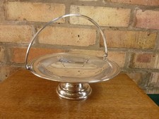 A Nice Vintage William Suckling Silver plated 9 1/2" pedestal serving Bowl