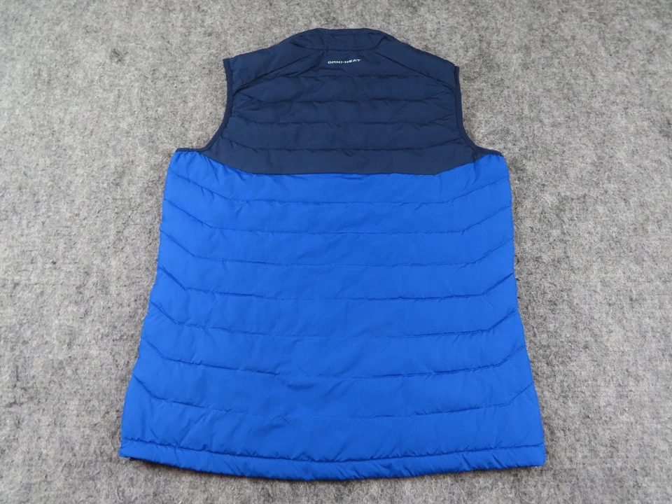 Columbia Chaleco Para Hombres Medio Azul Omni Abrigo Aislamiento Térmico Invierno Foto 4 de 4