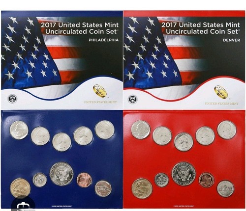 2017 P + D UNITED STATES ORIGINAL GOVERNMENT 20 COIN SET CH BU LOT 0335 - Picture 12 of 12
