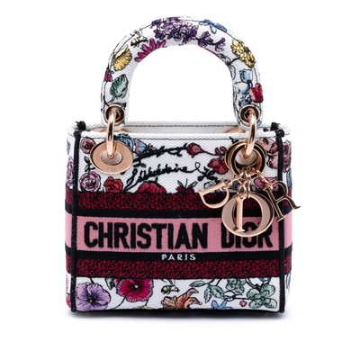Dior Mini Embroidered Canvas Florilegio Lady D Lite | Echtheitsgeprüft