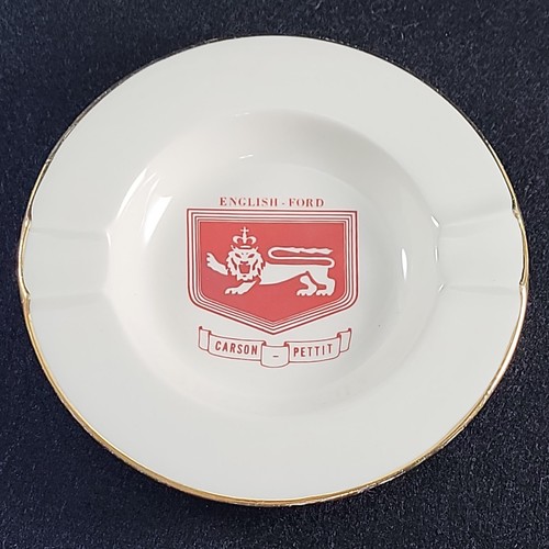 Carson-Pettit Ashtray Automotive Imports English Ford BERWYN PA 1st Location