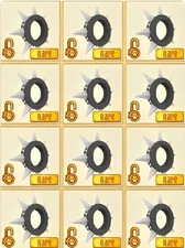 Animal Jam Classic AJ Black Long Spiked Collar Solid (READ DESC before buying)