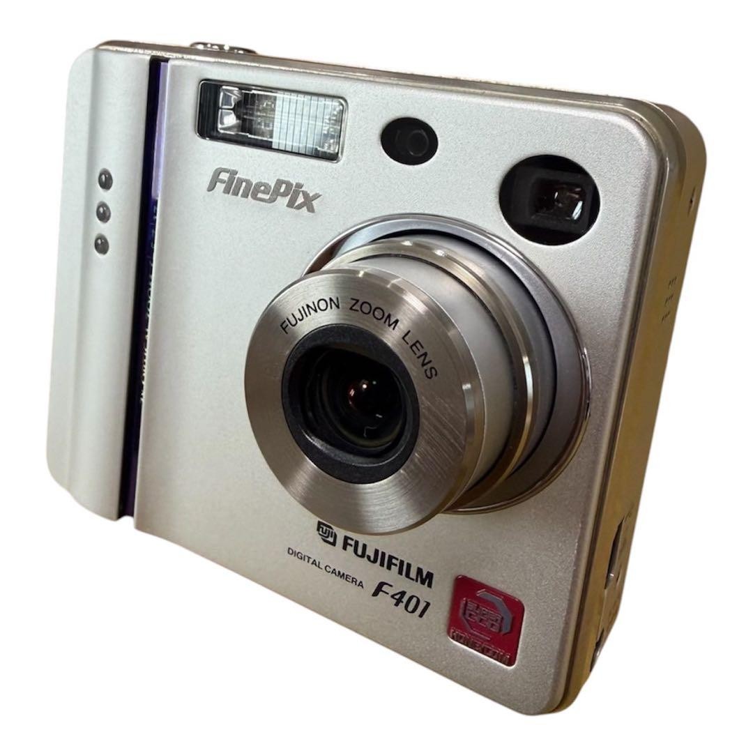 FUJIFILM FINEPIX F401 Silver Digital Camera | 3-9.9x Optical Zoom