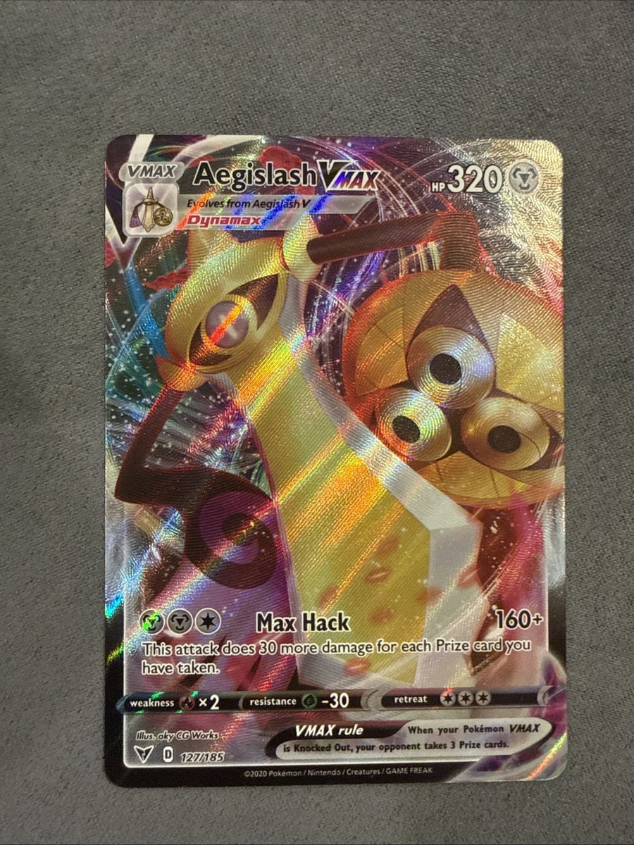 aegislash vmax pokemon card bringing an intense amount of power to the table Aegislash VMAX 127/185 Swsh04: Vivid