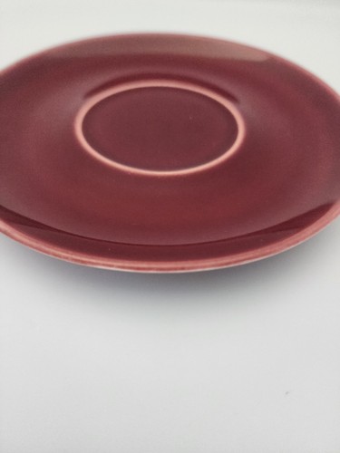 Vintage Fiestaware Saucer Burgundy - Picture 8 of 9