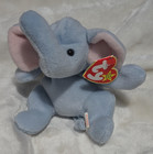 Ty Beanie Babies Peanut Blue Elephant Plush Beanbag Vintage 1995 Age 3-5 — photo 1