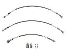 Fits Chevy Complete Brake Hose Kit Fine Lines-hsk0058ss Fine Lines