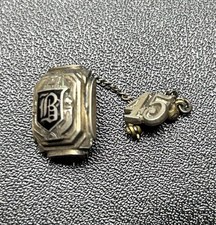 Clara Barton Middle School Graduation Lapel D&G USA Gold Plated-Sterling Silver