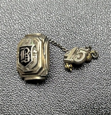 Clara Barton Middle School Graduation Lapel D&G USA Gold Plated-Sterling Silver