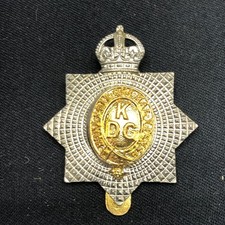 Original British Army st King's Dragoon Guards (KDG) Cap Badge