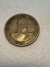 1975 Columbia 1 Peso Coin