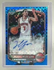 Milos Uzan 2025 Bowman Chrome #CPA-MU Blue X-Fractor Chrome Auto 1st RC 88/150