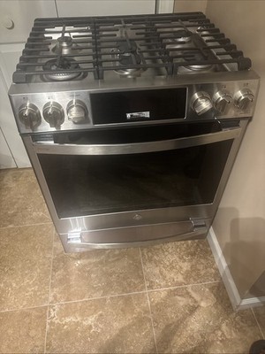 GE Profile Slide In Gas Range Brand New