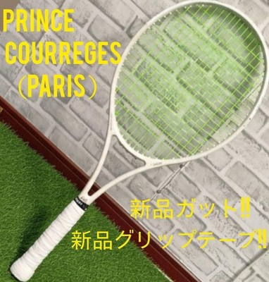 Rare !! PRINCE Tennis Racket Hard COURREGES PARIS