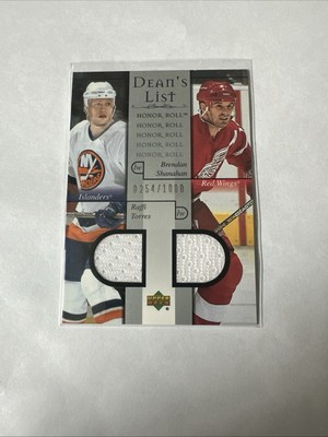 2001-02 Honor Roll Dean's List /1000 Raffi Torres Brendan Shanahan RC HOF AA1