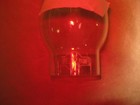 RARE SIGNED FIREPROOF Clear Glass Lamp Chimney LQQK — photo 4