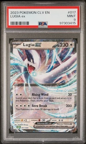 2023 POKEMON VENUSAUR & LUGIA EX DECK #017 LUGIA EX PSA 9
