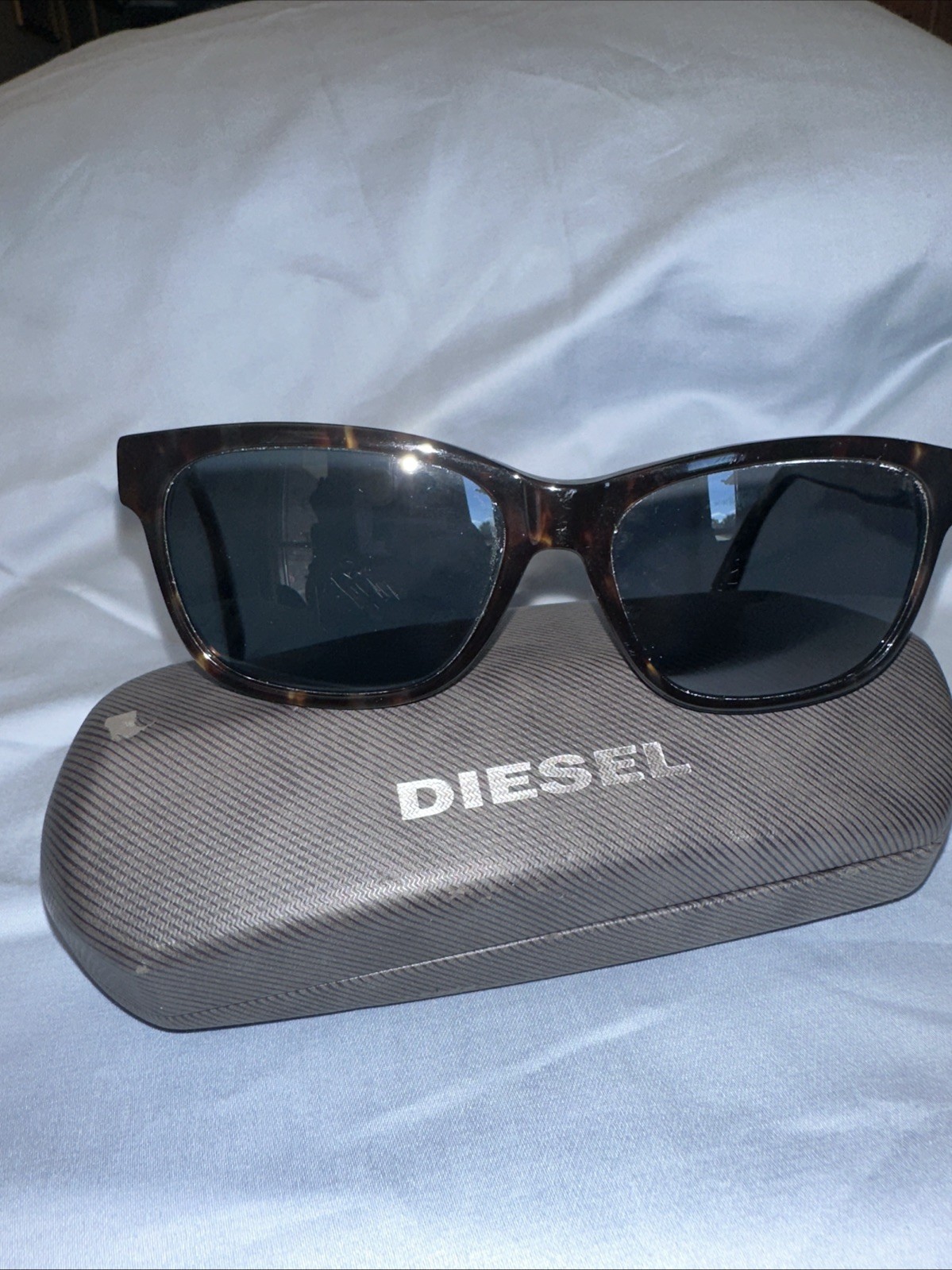 Diesel frames tortoise shell with turquoise accen… - image 1