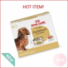 Royal Canin Breed Health Nutrition Dachshund Adult Loaf in Sauce Dog Food, 3 oz 