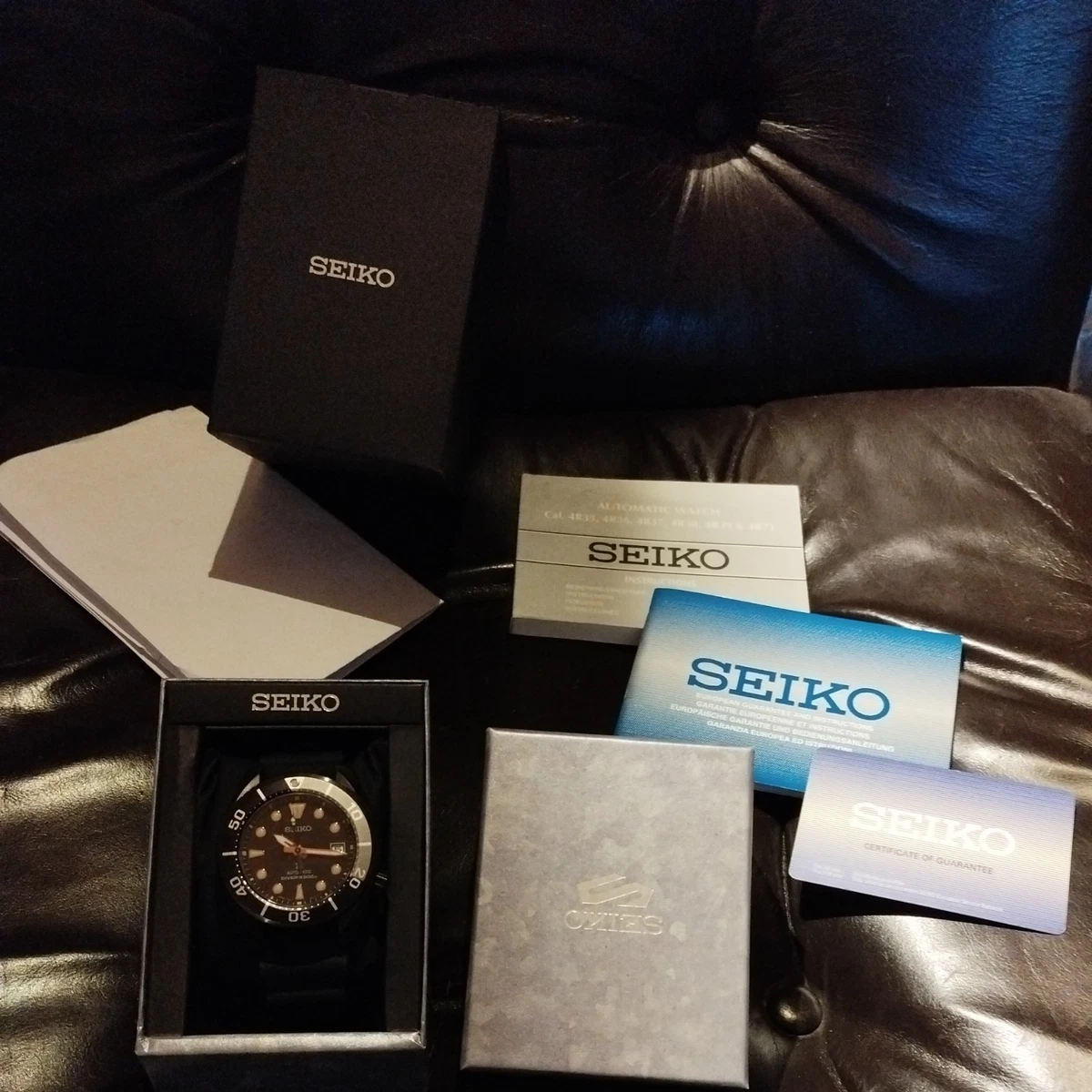 Seiko Prospex SPB125J1 Sumo Black Series Limited Edition 45mm Neu Ungetragen