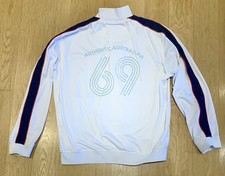 VTG COOGI White w/Navy Trim Red Piping Track Jacket Authentic Australian 69