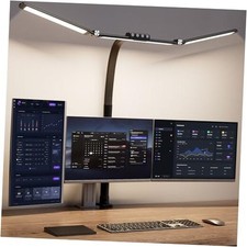 Large Desk Lamps for Home Office, 39.3" Architect Desk Lamp with Clamp, Black