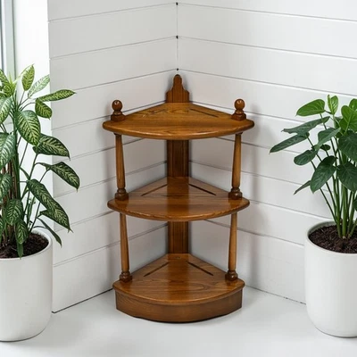 Genuine Ercol Corner Shelving Golden Dawn Finish #1103 EXC FREE UK Delivery - Image 1 of 4