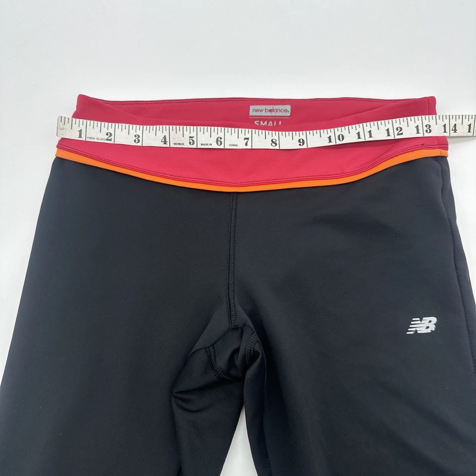 Leggings Capri New Balance Niñas S Negro Rosa Logo... #28719 Foto 4 de 4