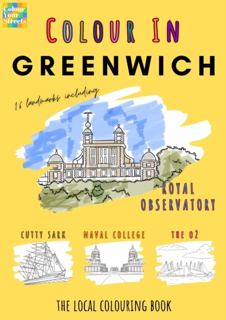 Greenwich Colouring Book A4 by Colour Your Streets PAPERBACK 9781806880232 - Image 3