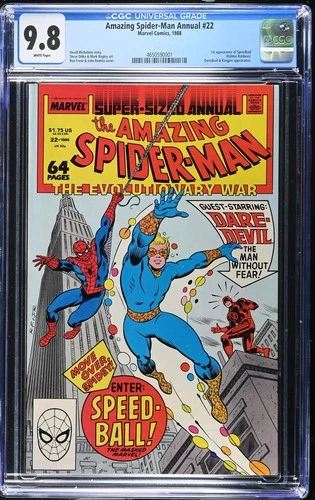Amazing Spider-Man Annual 22 CGC 9.8 Marvel 1988