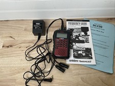 Uniden SC230 NASCAR Compact Handheld Racing Scanner 2500 Channel Powers On