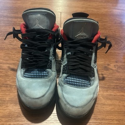 Jordan 4 Retro x Travis Scott Cactus Jack Air Jordan Blue Black Red Sneakers