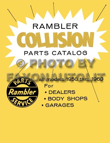 Rambler KöRper Teile Katalog 50 1951 1952 1953 1954 1955 1956 1957 1958 1959-image