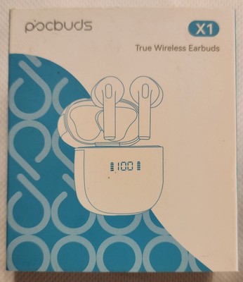 PocBuds Bluetooth Headphones Wireless Earbuds 50Hrs Playtime
